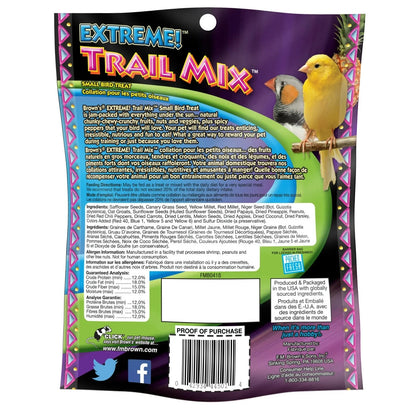 Extreme! Trail Mix for Cockatiels, Lovebirds, Parakeets, Canaries & Finches, Small Bird Treat, 4 Oz